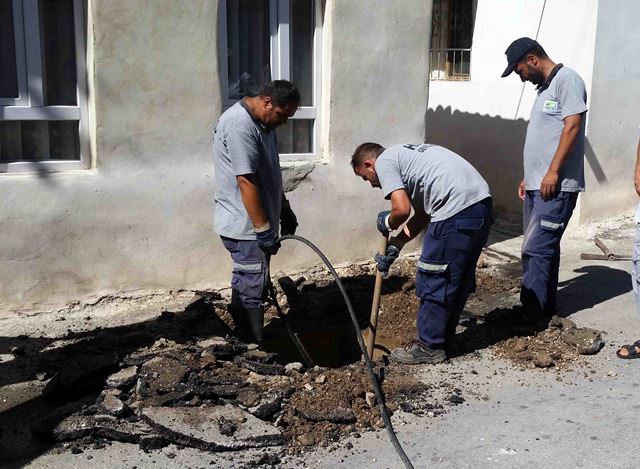 Altyapı hatlarında kapsamlı temizlik sürüyor