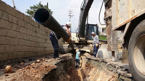 Atık sular sokaklara dökülüyordu Sorun çözüme kavuşuyor