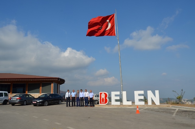 BELEN yazısı Türk Bayrağıyla ile bütünleştirildi