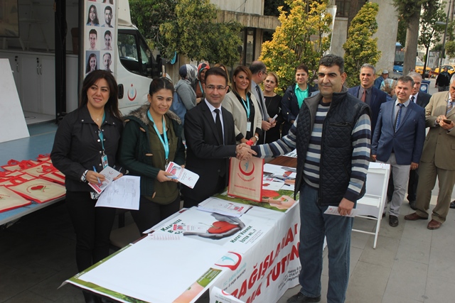 Organ bağış standı açıldı