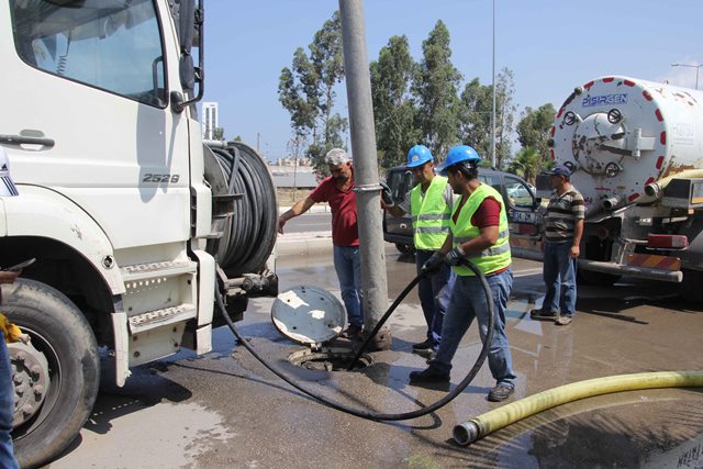 E 5 karayolunda altyapı temizliği