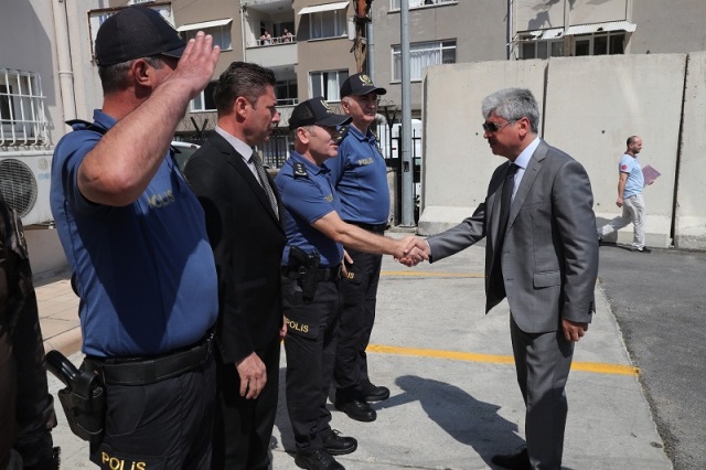 Vali Doğan dan Emniyet Müdürlüğüne teşekkür ziyareti