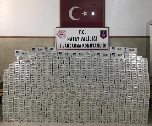 Yayladağında 22 bin 440 paket kaçak sigara ele geçirildi