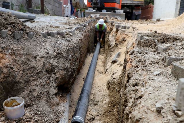 Antakya da içme suyu çalışmaları tam gaz