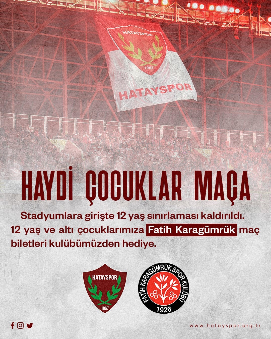 Haydi çocuklar maça