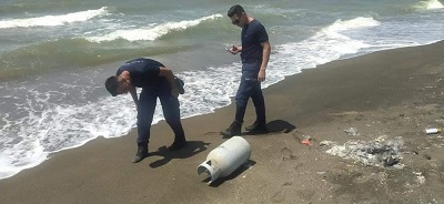 Denizden mutfak tüpü çıktı