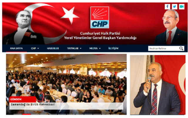 Nehirin birlik beraberlik buluşması CHP sitesinde paylaşıldı