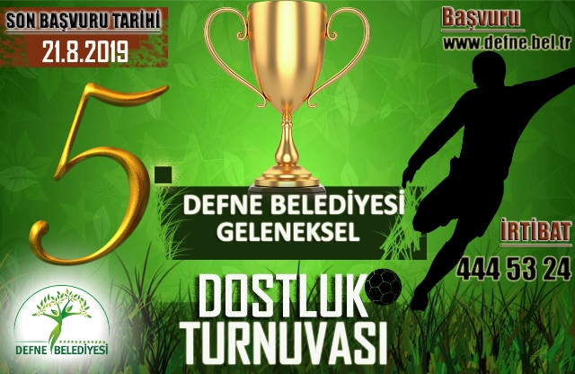 Defne de dostluk turnuvası