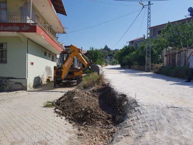 Defne Belediyesi ekipleri Toygarlı da çalışma yaptı