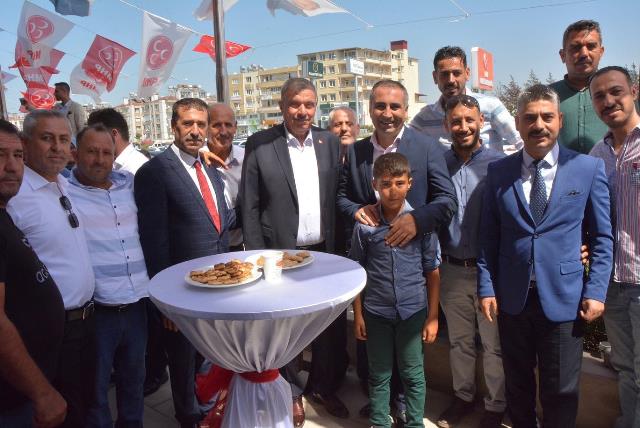 Başkan Yılmaz MHP de bayramlaşmaya katıldı