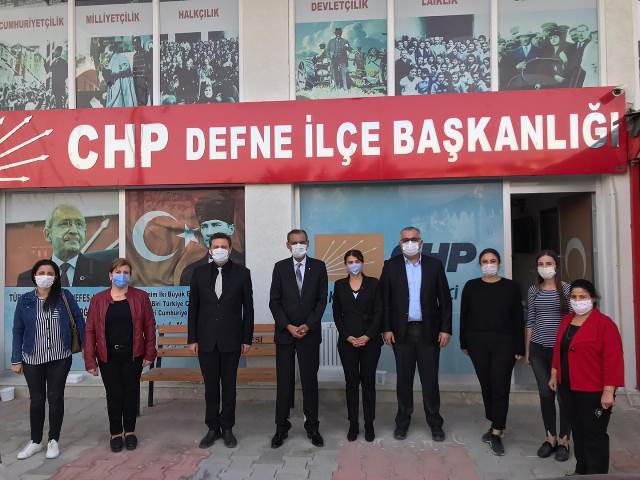 Başkan Güzel CHP Defne ilçe örgütünde