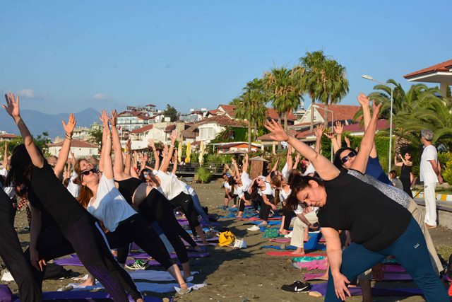 Dünya Yoga Günü etkinliği düzenlendi