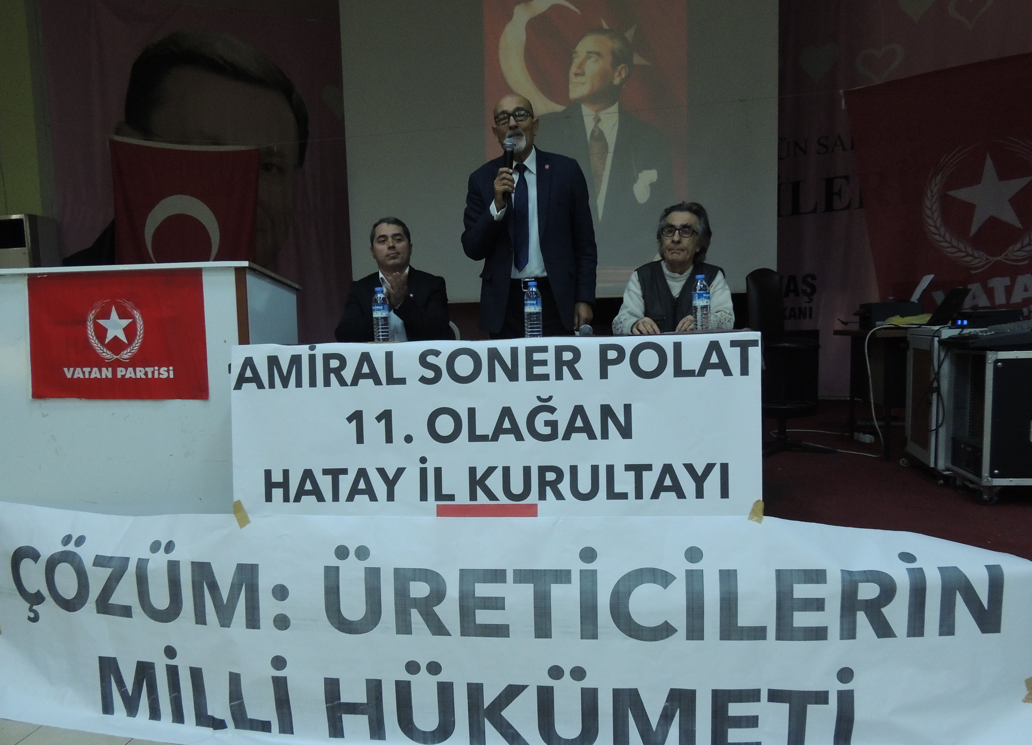 Vatan Partisi Hatay kurultayı tamamlandı