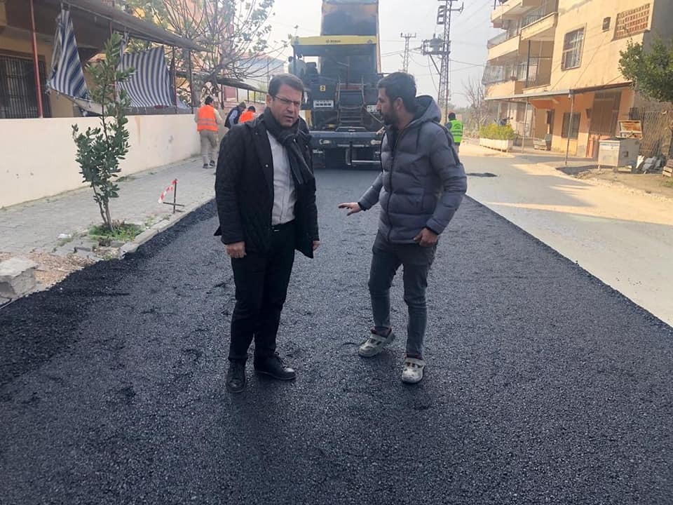 Samandağ da trafiği rahatlatan çalışmalar yapılıyor