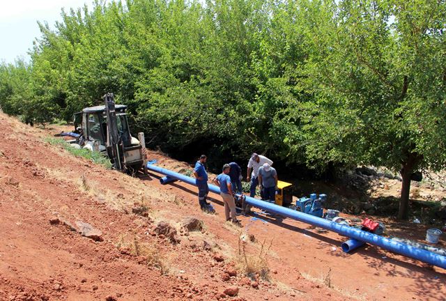 Terfi hattı tamamlandı ve takviye su iletildi