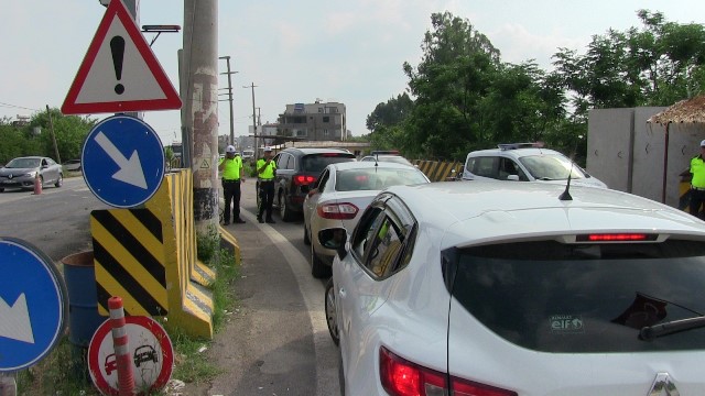 Antakya Samandağ yolunda denetim sıklaştırıldı