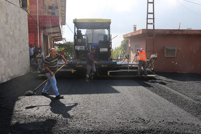 Batıayaz yolu asfaltlanıyor