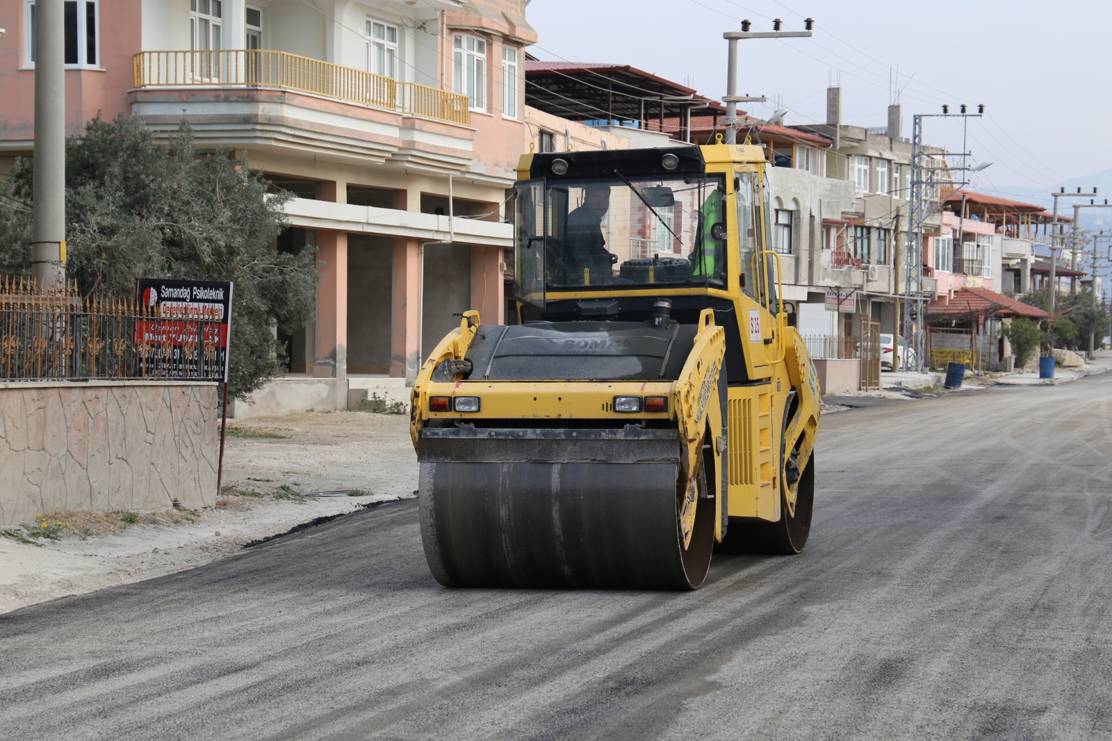 Samandağa 11 kilometre beton asfalt