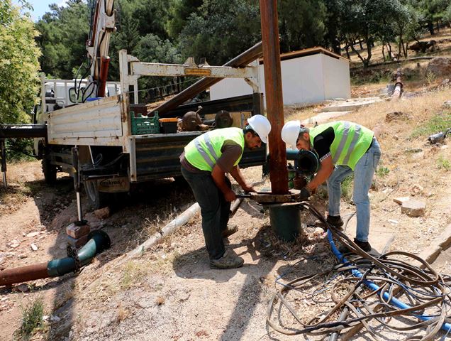 Arızalanan motopomp yenilendi