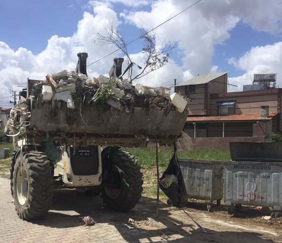 Antakya da temizlik harekatı