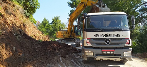 Yayla yollarının bakımı yapıldı