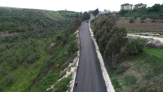 Koçören mahallesi yolu asfaltlandı