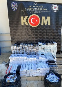 9 bin 250 paket kaçak sigara ele geçirildi