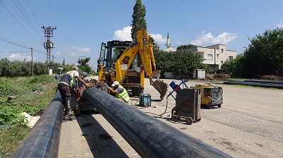 Payas içme suyu terfi hattı tamamlandı