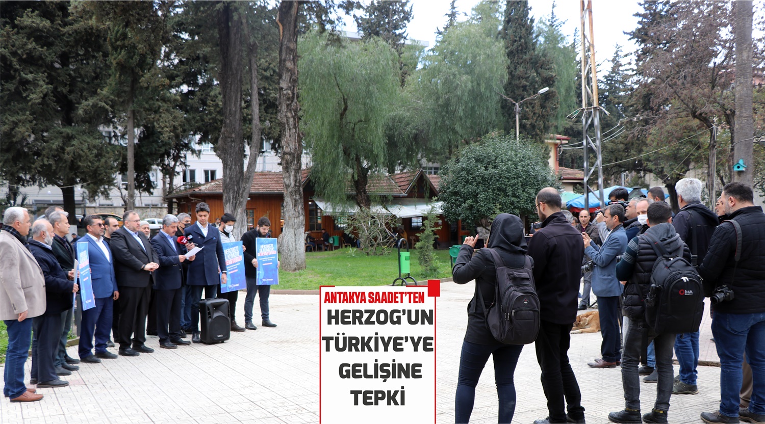 Herzogun Türkiyeye ziyareti protesto edildi