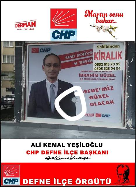 CHP Defne İlçe binasına silahlı saldırı