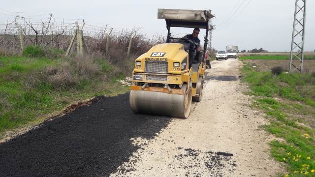 Antakya Belediyesinden yol çalışması