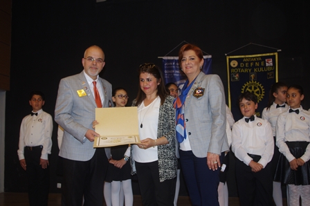 Defne Rotary Kulübü okulları buluşturdu