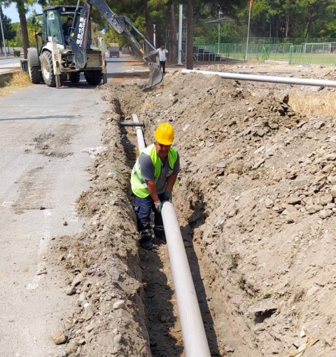 Dörtyol da 150 metre terfi hattı yapıldı