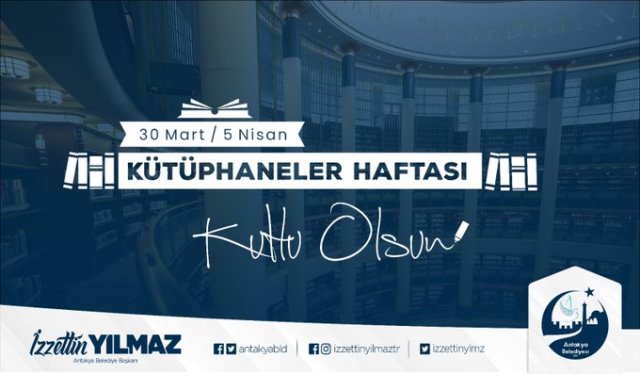 Başkan yılmaz kütüphaneler haftasını kutladı