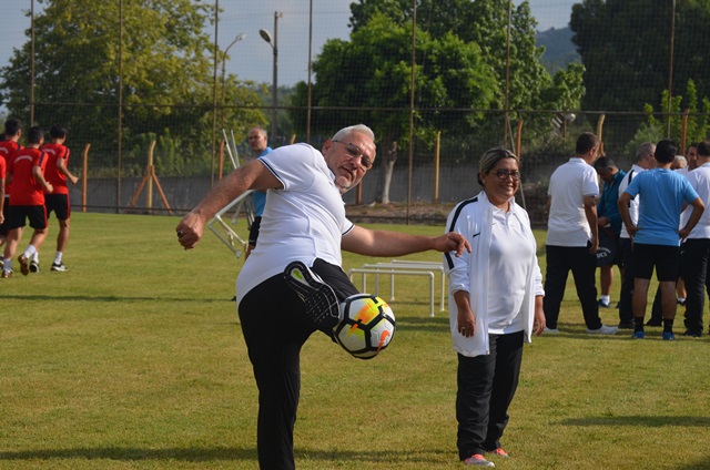 Başkan Tosyalı hünerlerini sergiledi