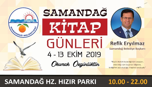 Samandağ da Kitap Günleri 4 Ekim de başlayacak