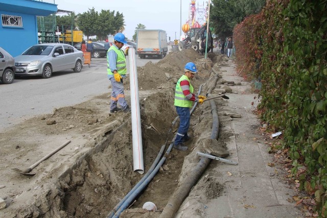 Lunaparkın altyapı bağlantısı yapıldı