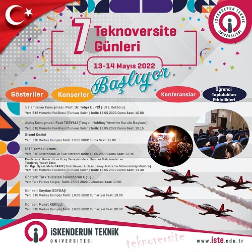 İSTE de Teknoversite Günleri başlıyor