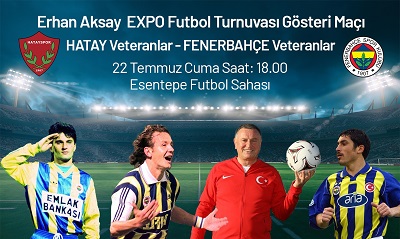 Fenerbahçenin eski yıldızları bugün Hatay da