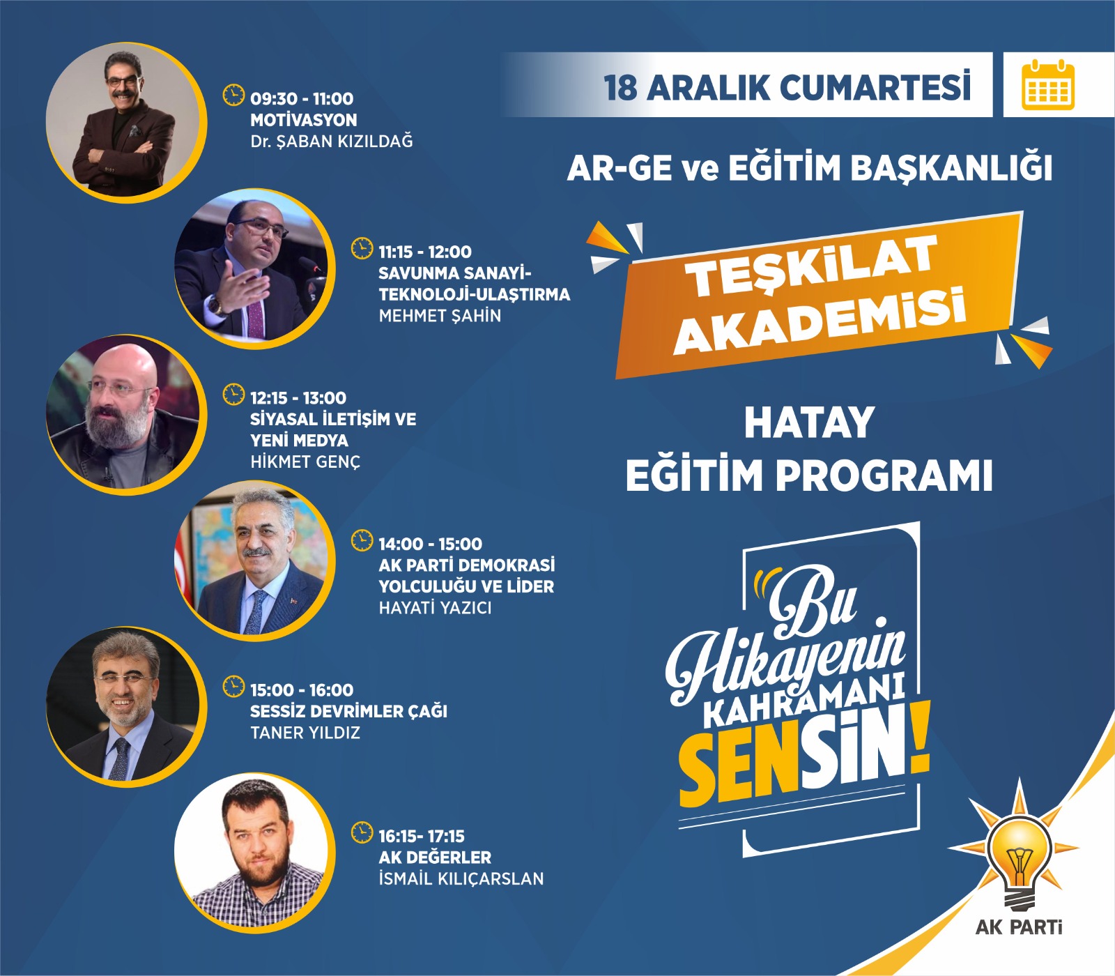 AK Parti Teşkilat Akademisi Hatay da