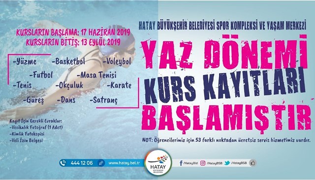 Yaz kursu kayıtları başlıyor