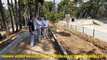 Hidro havuzunda çalışmalar sürüyor