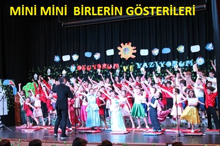 Mini mini birlerin yılsonu gösterileri