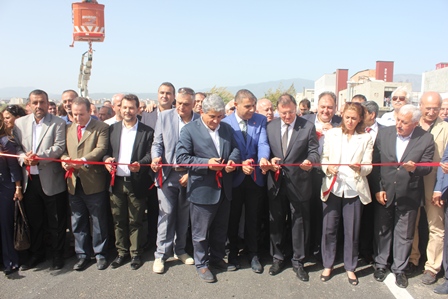 Sanayi trafiğini rahatlatacak köprü açıldı