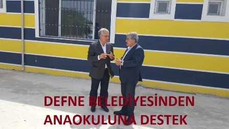 DEFNEDEN FENERBAHÇE ANAOKULUNA DESTEK