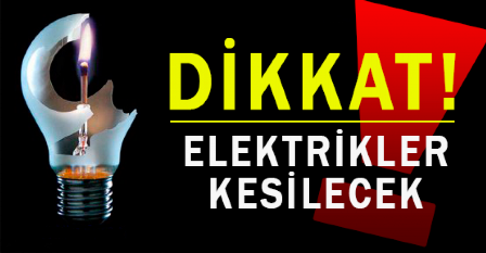 ALTI İLÇEDE ELEKTRİK KESİNTİSİ 