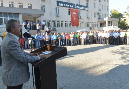 Antakya Belediyesi ailesi bayramlaştı