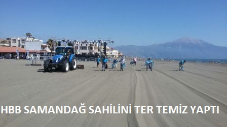 HBB Deniz ve sahilleri temizliyor