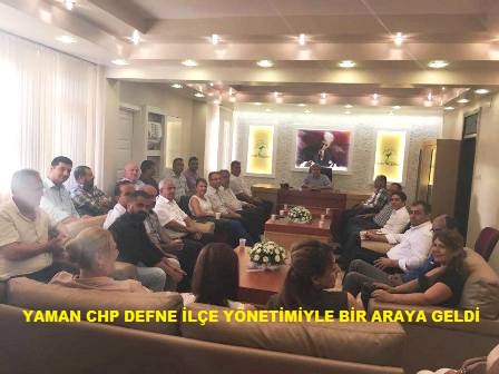 Yaman CHP liler ile bir araya geldi