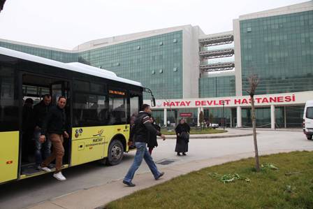 Yeni Devlet Hastanesine ücretsiz ulaşım 